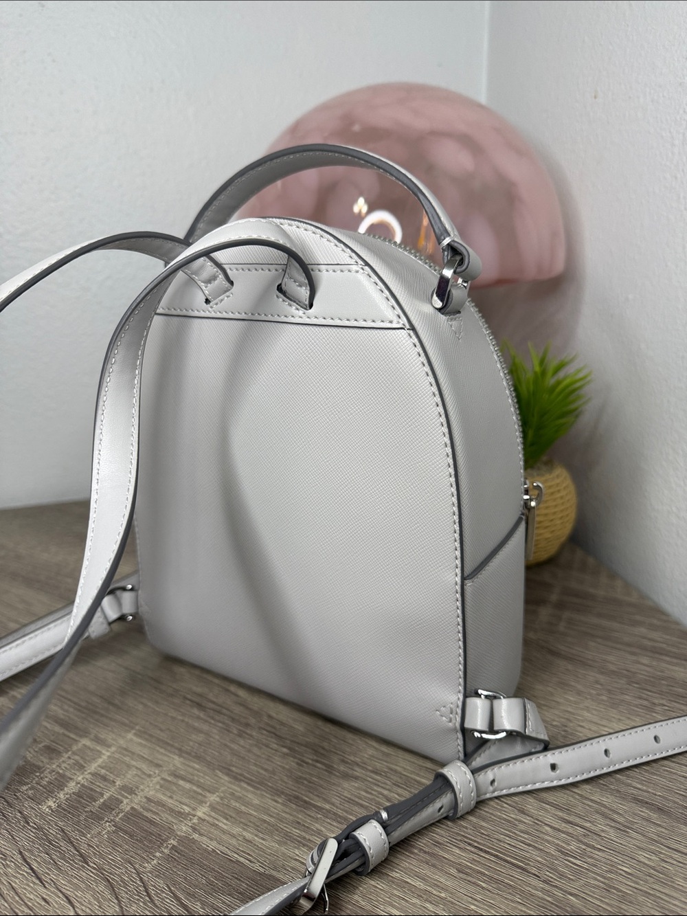 Kate Spade Schuyler Mini Gray Backpack - Picture 3 of 10